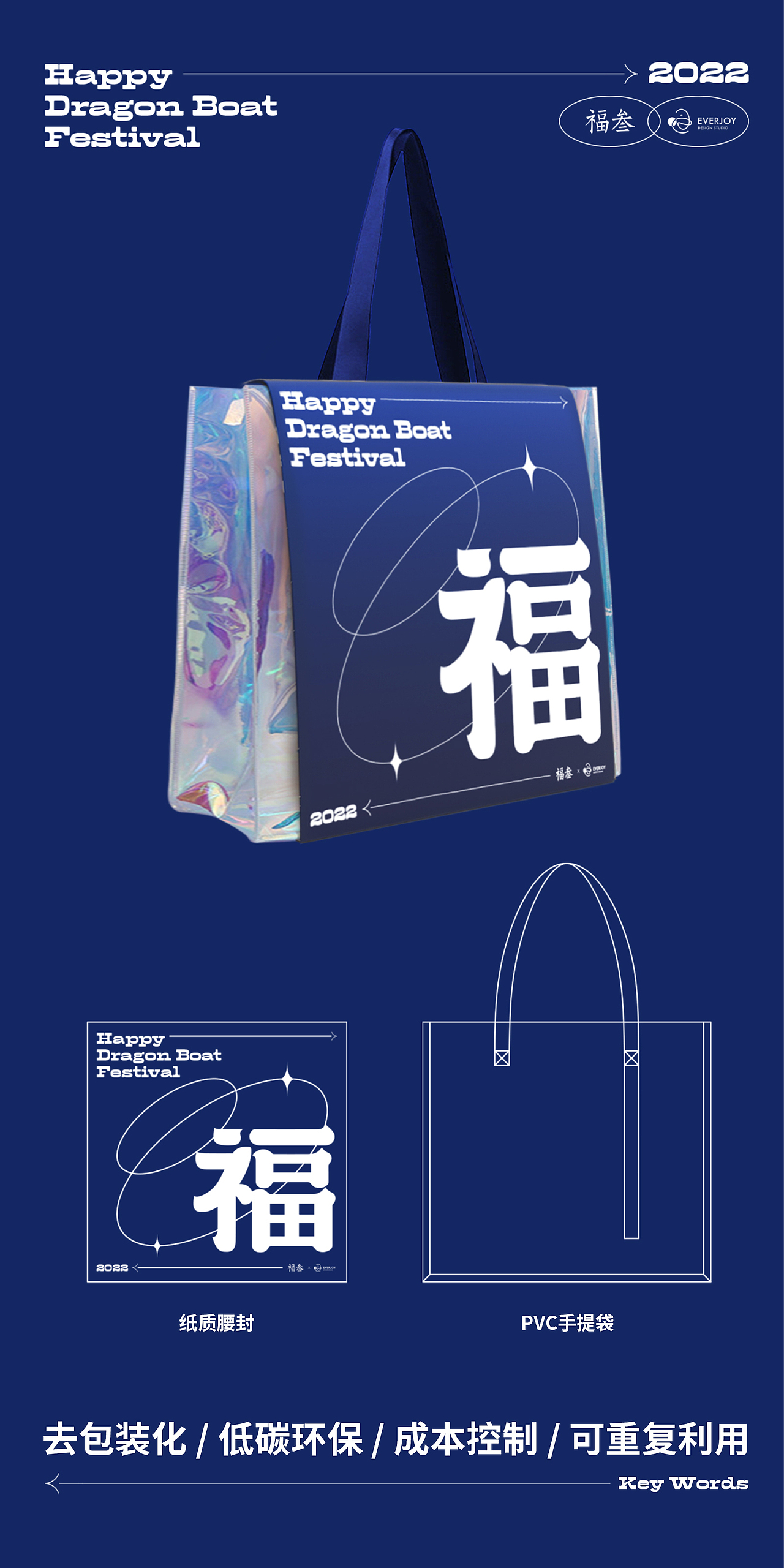 端午送福 2022福叁 x 喜色设计联名款端午文创礼（图ZMzI2MzQ5MzIw） - 包装 - 站酷设计师一天喜色原创素材 - 站酷ZCOOL