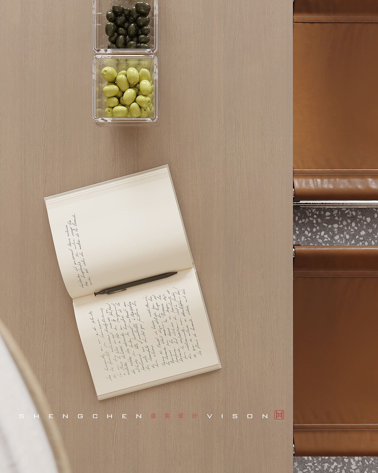 盛宸视觉 | 中古风客餐厅（图ZMzA3OTU1OTA0） - 家装设计 - 站酷设计师盛宸视觉原创素材 - 站酷ZCOOL