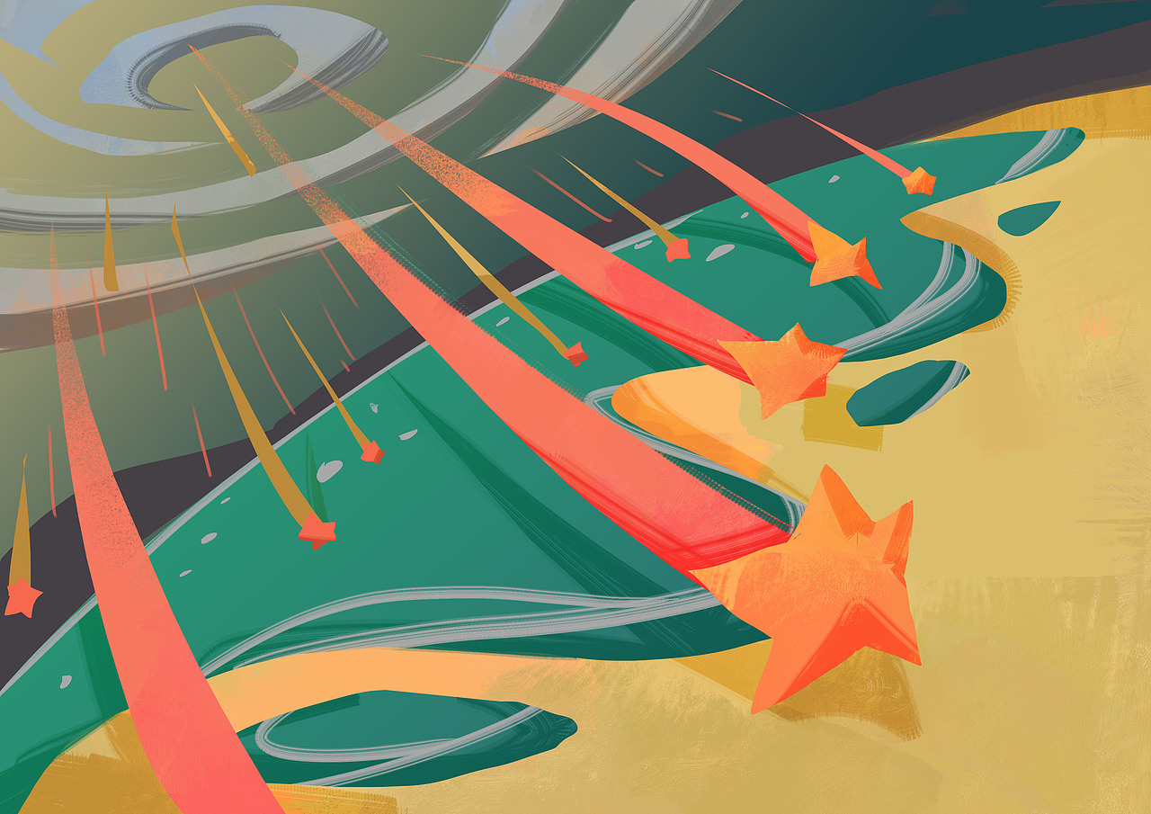 《星星银元》（图ZMzEyNzIwMjM2） - 绘本 - 站酷设计师章鱼勒游原创素材 - 站酷ZCOOL