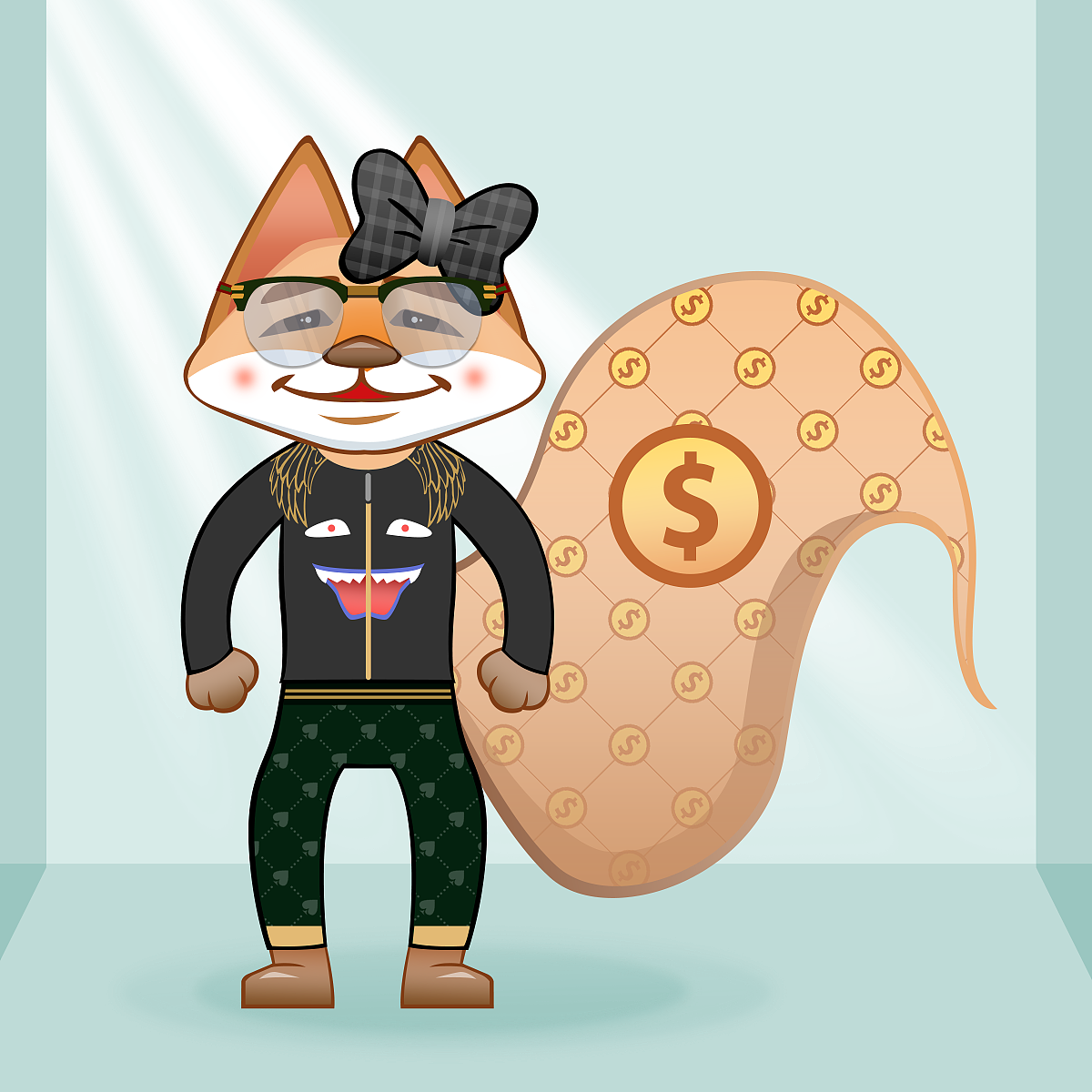 《一个狐狸的梦想》卡通IP设计 数字藏品（图ZMzM3ODQ2NjU2） - 商业插画 - 站酷设计师dryg888原创素材 - 站酷ZCOOL