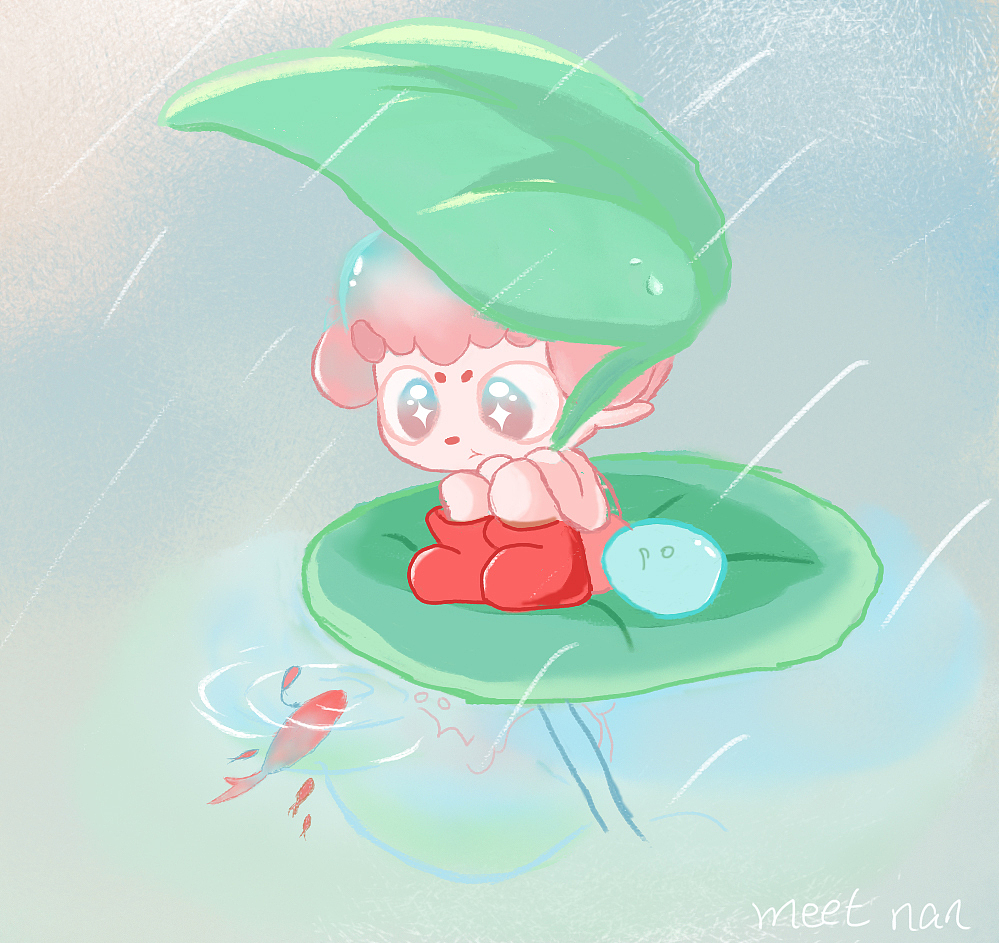 水彩涂鸦之春夏之际（图ZMzA0OTc1NjM2） - 创作习作 - 站酷设计师meet_nan原创素材 - 站酷ZCOOL