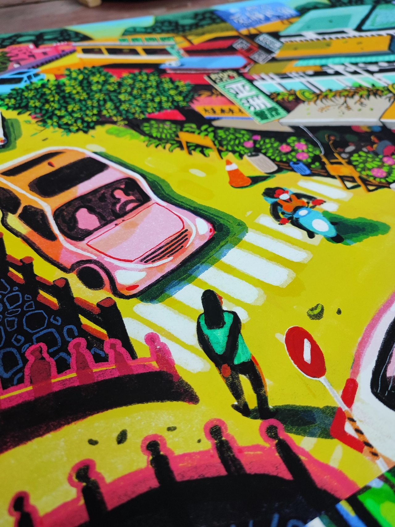 一些打印出来的细节