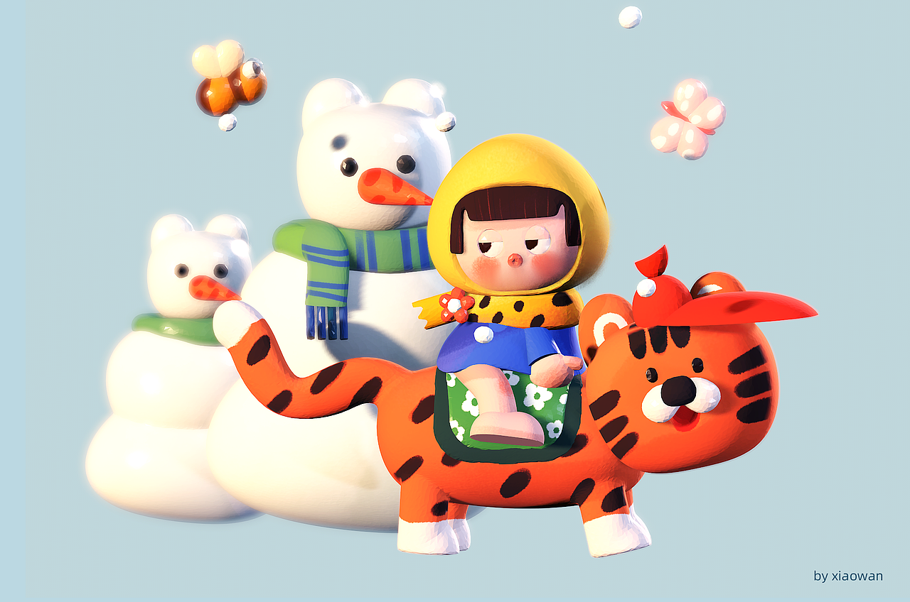 最近的一些商业插图