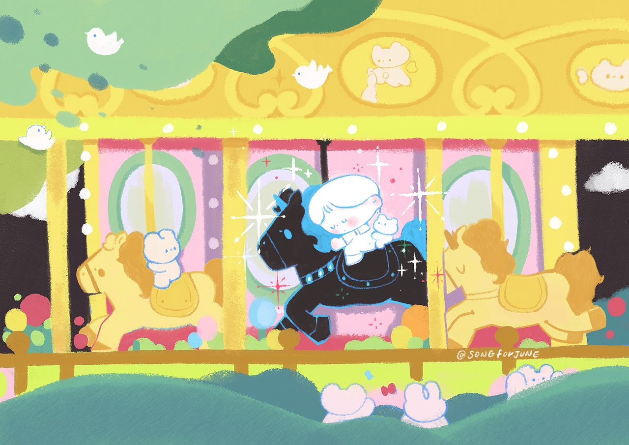 夜樂園（圖ZMzM2MzgwNzA0） - 兒童插畫 - 站酷設計師宋一斤原創(chuàng)素材 - 站酷ZCOOL