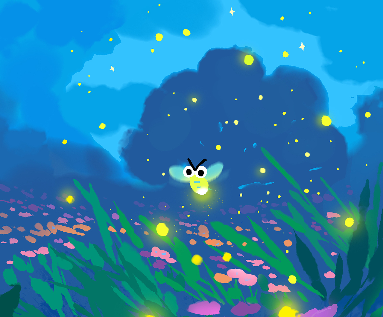 绘本《黑夜的秘密 二》（图ZMzI4OTA2NzUy） - 绘本 - 站酷设计师画面感菌原创素材 - 站酷ZCOOL