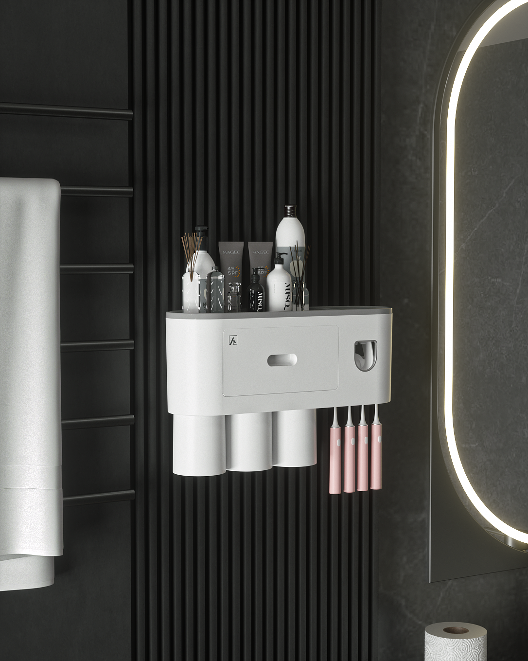 牙刷架渲染【合作】