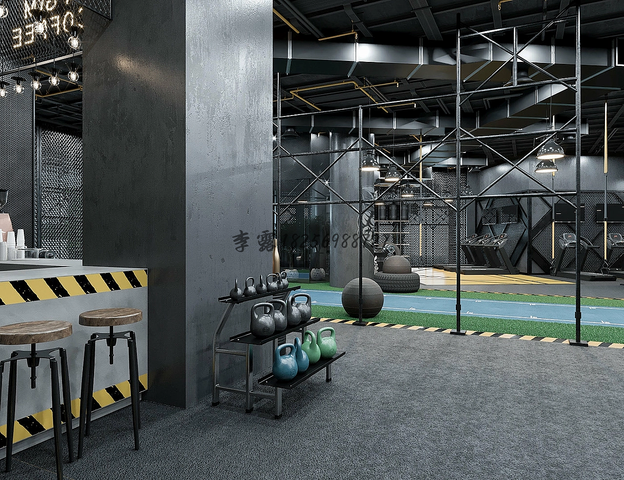 健身房设计||来一场“沉浸式”的运动健身吧