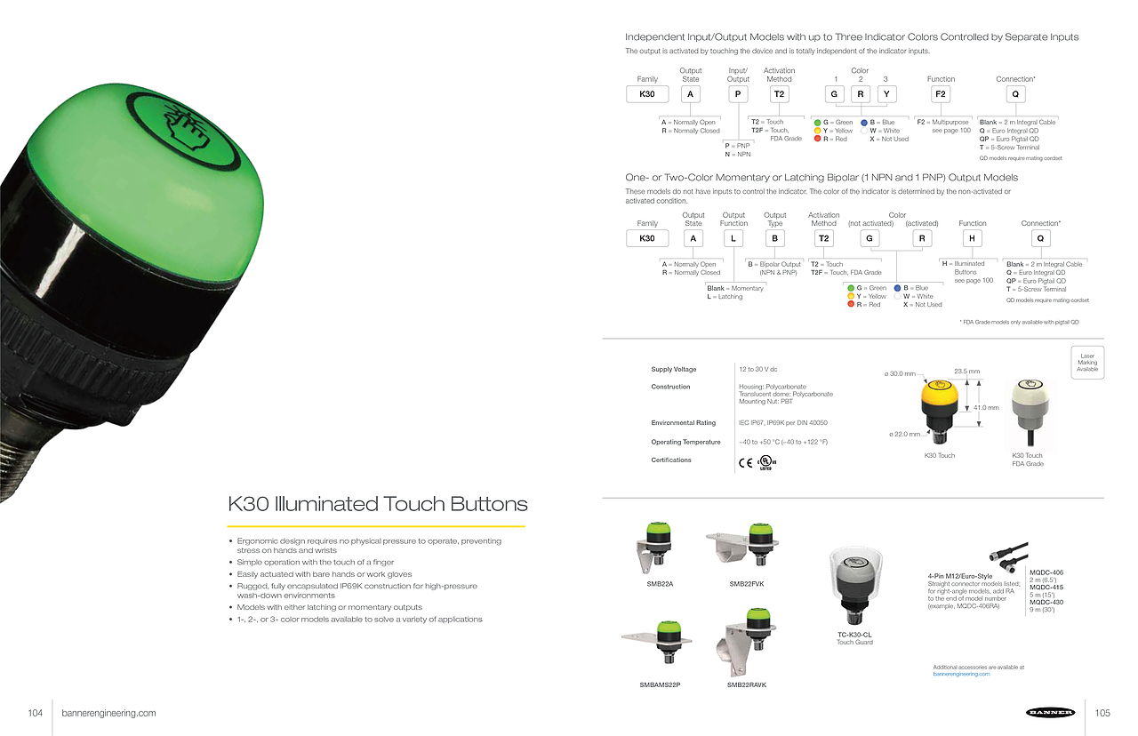 分享 · 美国BANNER照明和指示灯系列产品画册