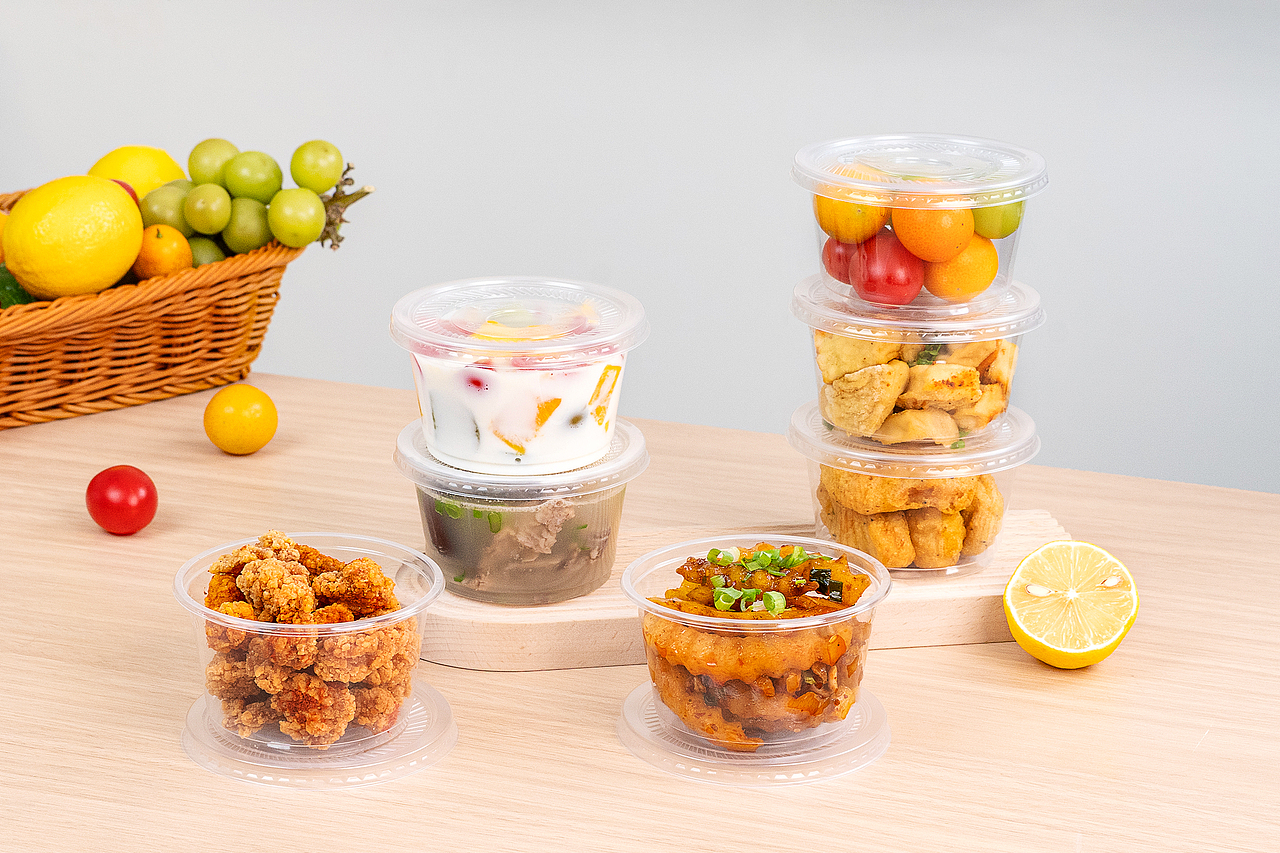 产品摄影丨一次性吸塑圆形餐盒系列