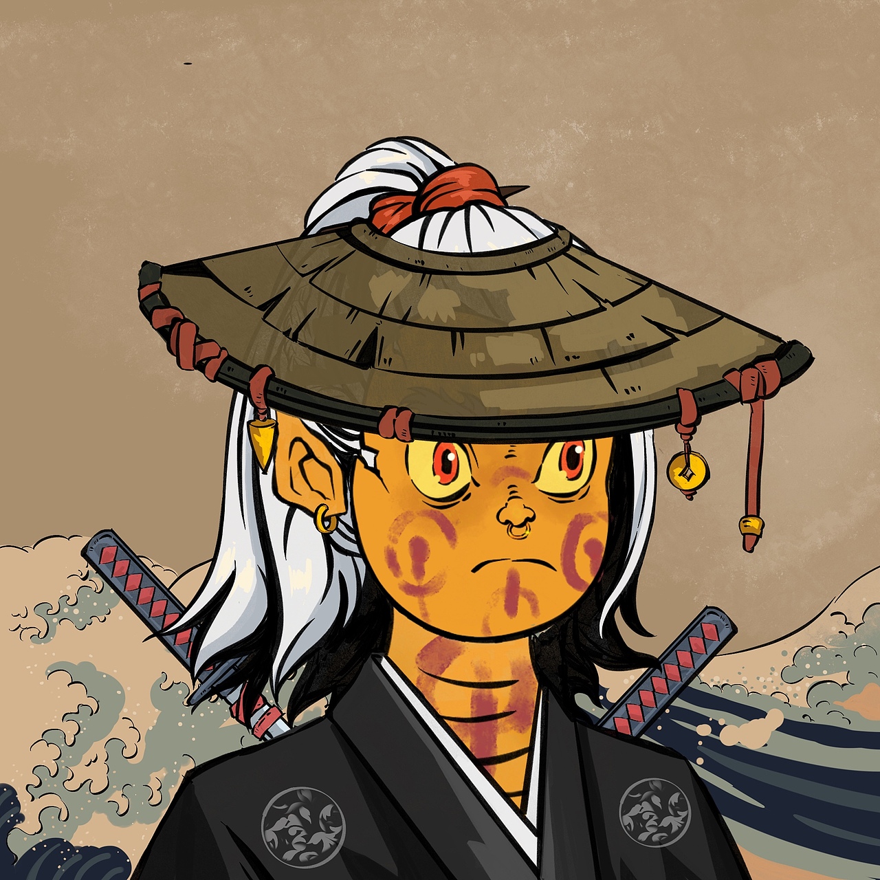 国风国潮插画 NFT（图ZMzM5OTU0NzI0） - 商业插画 - 站酷设计师Mis陈大欣原创素材 - 站酷ZCOOL