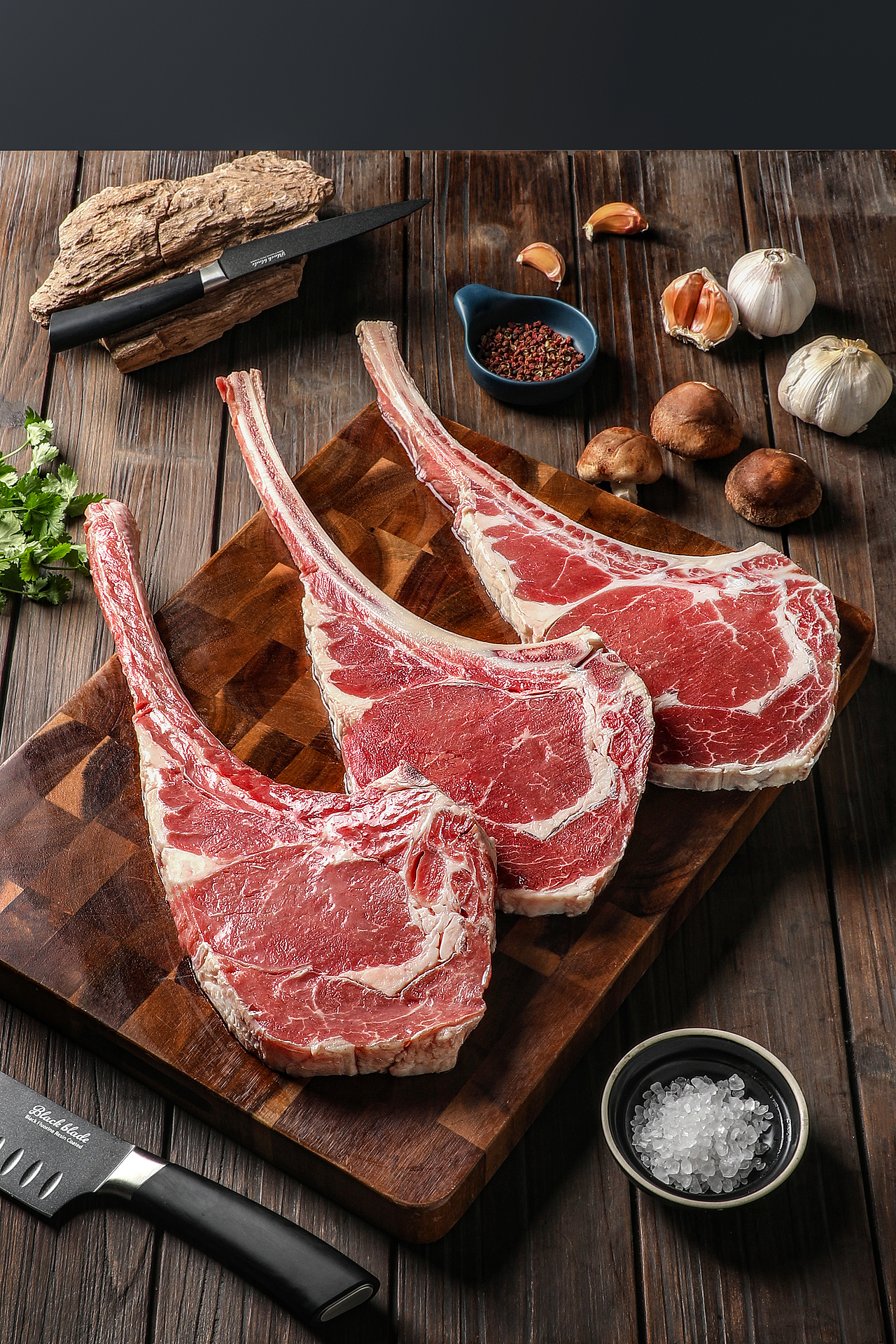 战斧牛排、牛肋骨拍摄