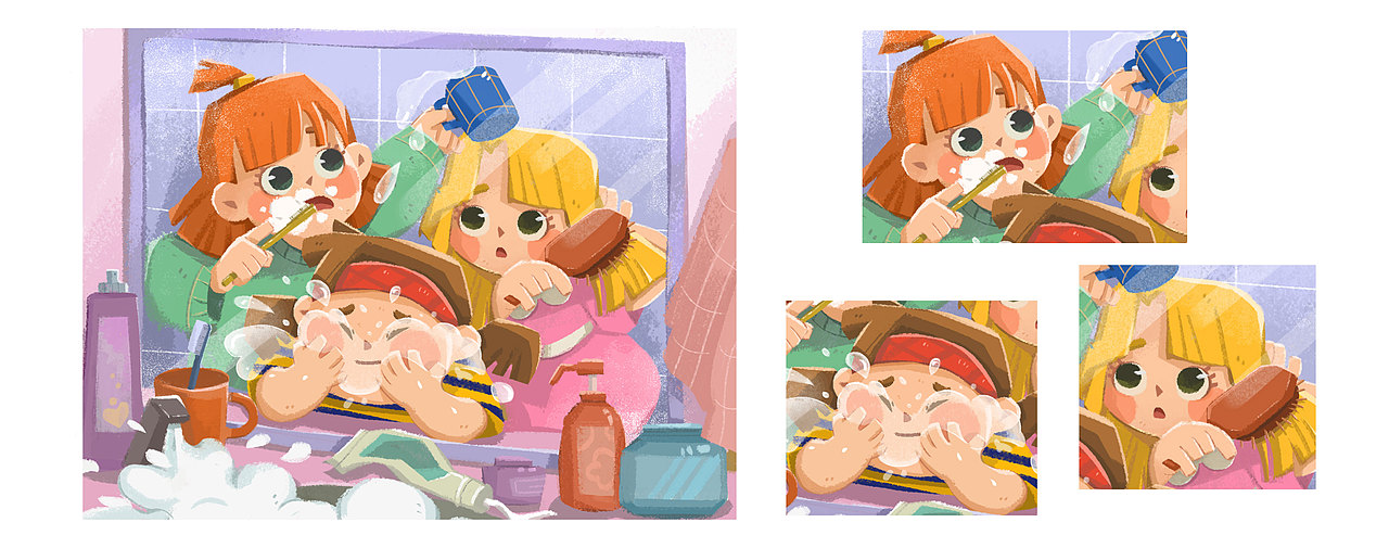 插画绘本合集（二）（图ZMzA1NTQ2MDUy） - 儿童插画 - 站酷设计师大布丁Rabia原创素材 - 站酷ZCOOL