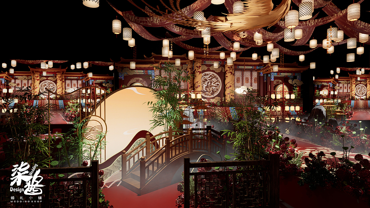 中式婚礼（图ZMzY5NDA2MDEy） - 舞台美术 - 站酷设计师弎悦原创素材 - 站酷ZCOOL