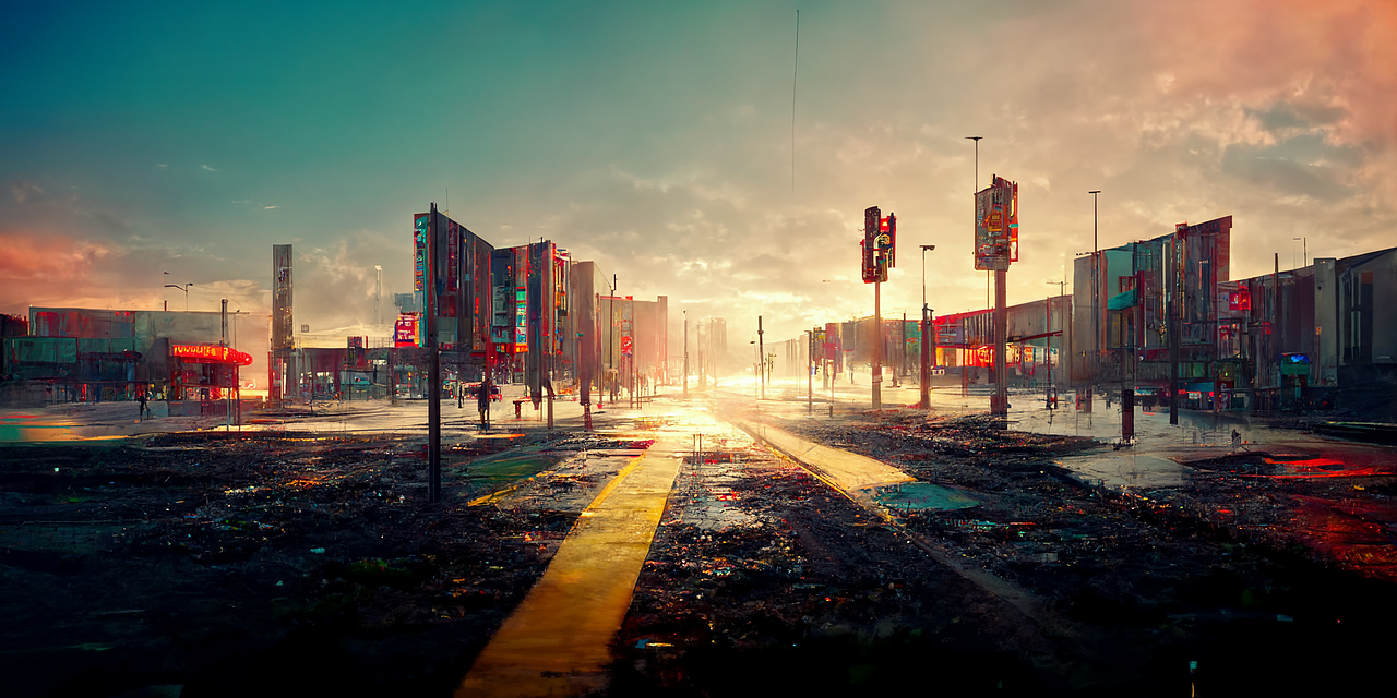 城市的十字路口