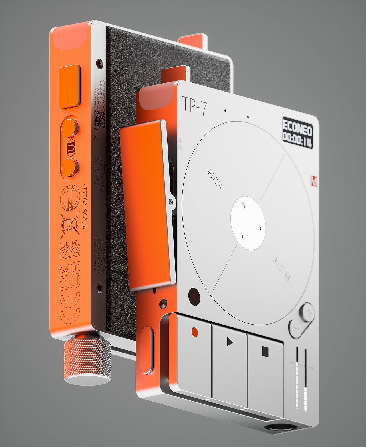 Teenage Engineering TP-7超便携式录音机（图ZMzY3NjQwOTc2） - 产品 - 站酷设计师ECONEODesign原创素材 - 站酷ZCOOL