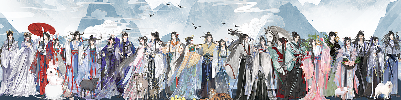 十二生肖系列合集（图ZMzQ3NjEwNzg0） - 创作习作 - 站酷设计师小园春时原创素材 - 站酷ZCOOL