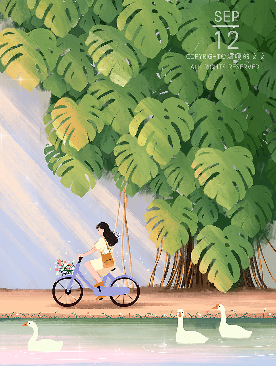 治愈系插画作品集——遇见•时光【1】（图ZMzI0MjY2NTg0） - 商业插画 - 站酷设计师温暖的文文原创素材 - 站酷ZCOOL