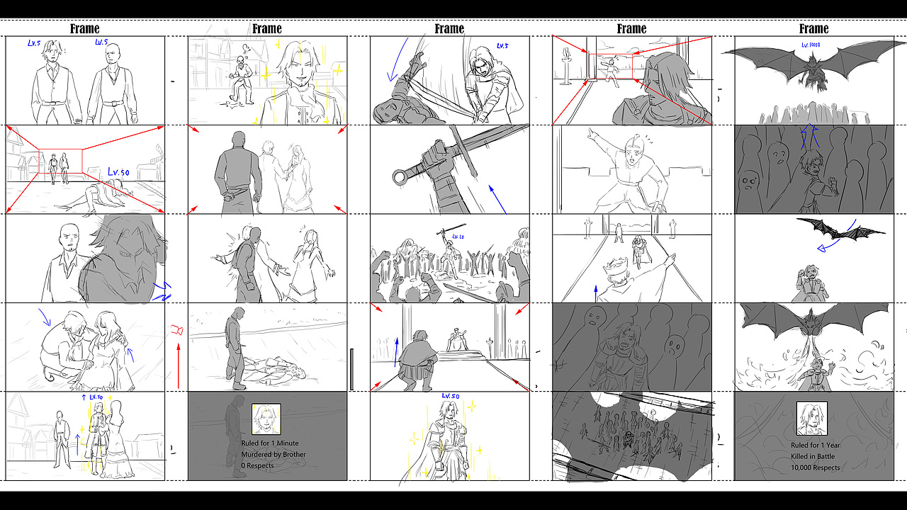 出海游戏买量广告分镜分镜案例集锦