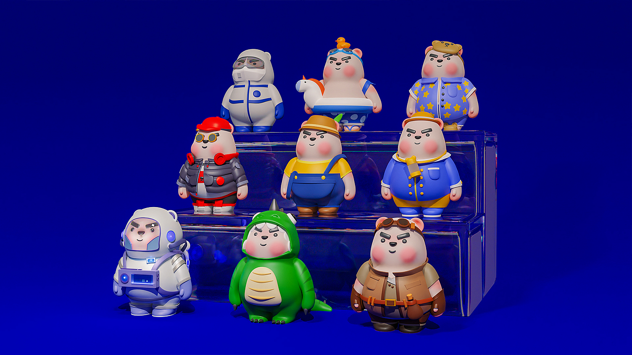 熊达叔 | 躺熊Lying Bear IP吉祥物(可授权,可买断)