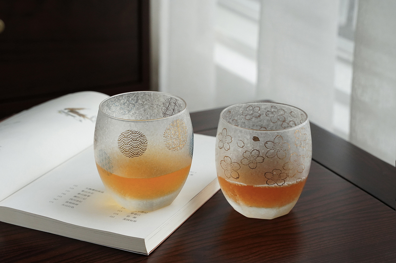 磨砂玻璃杯雪花纹杯子（图ZMzUwNzYxMzg4） - 产品摄影 - 站酷设计师晚汐Tide原创素材 - 站酷ZCOOL