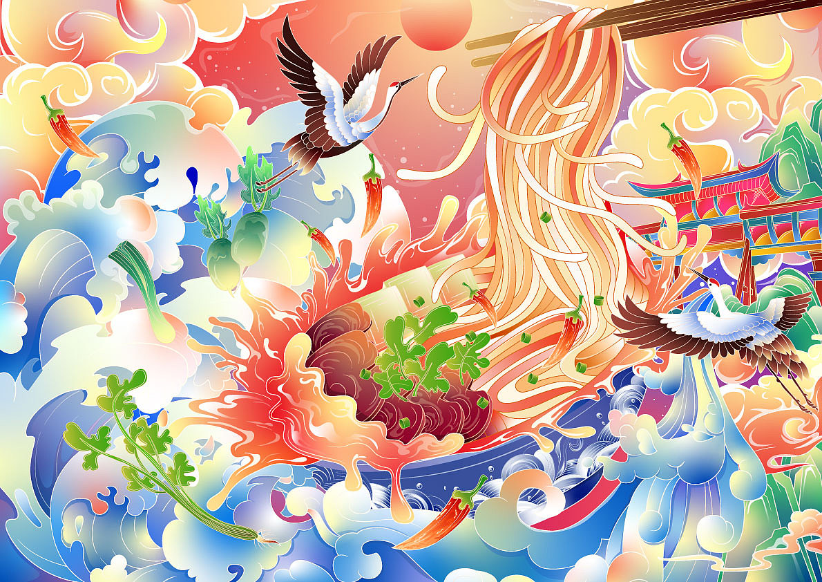 韩大碗牛肉面（图ZMzQyNjM5MTM2） - 包装 - 站酷设计师山顶猫go原创素材 - 站酷ZCOOL