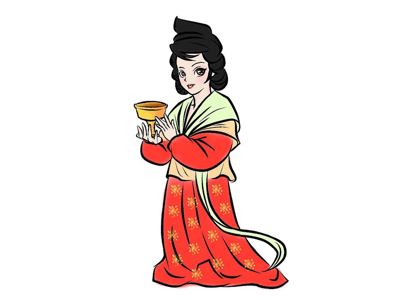 古典人物卡通形象IP设计