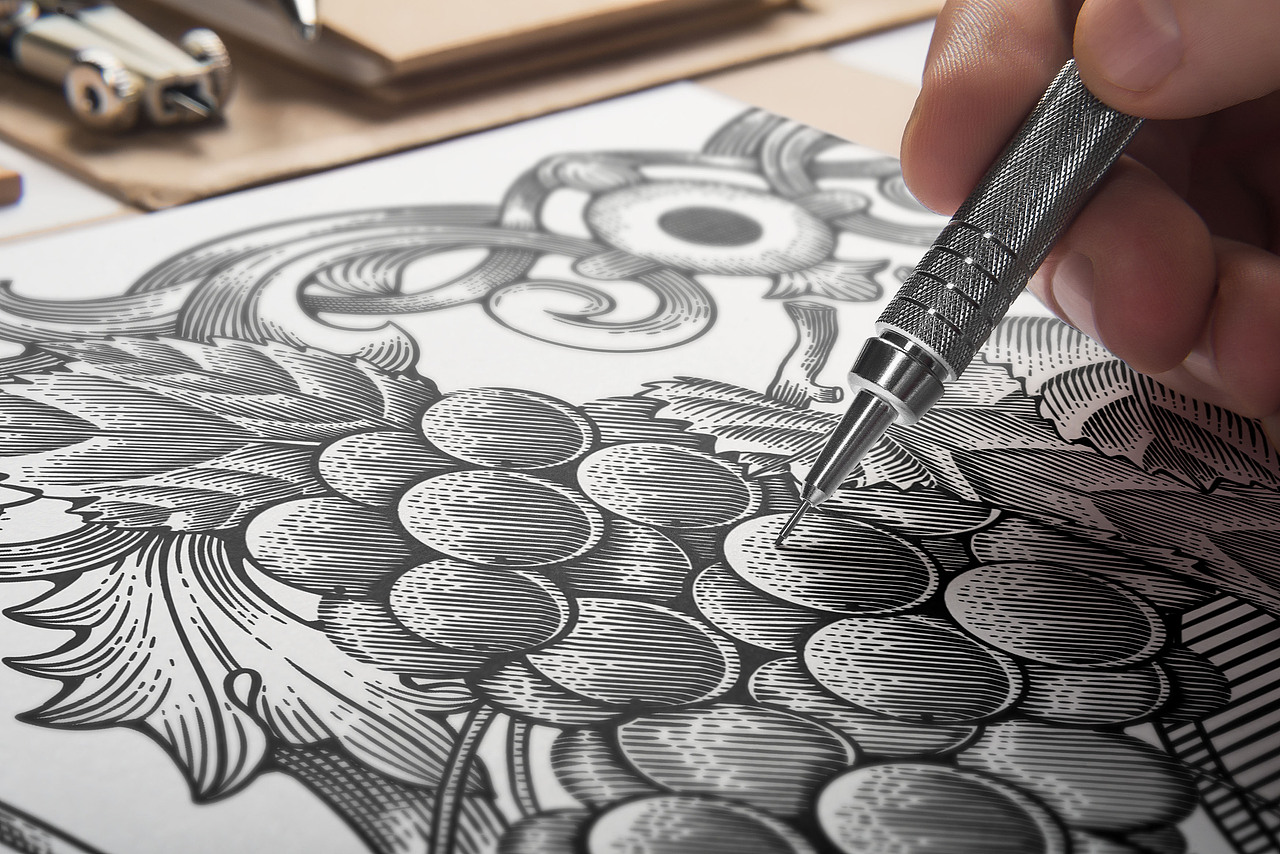 葡萄酒包装版画