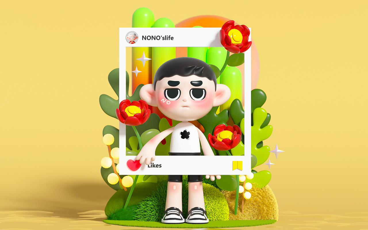 C4D｜个人卡通IP合集（图ZMzE0OTYzODA4） - 人物/生物 - 站酷设计师安心乌龙茶原创素材 - 站酷ZCOOL