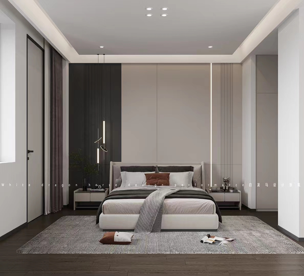 现代风格——白龙马效果