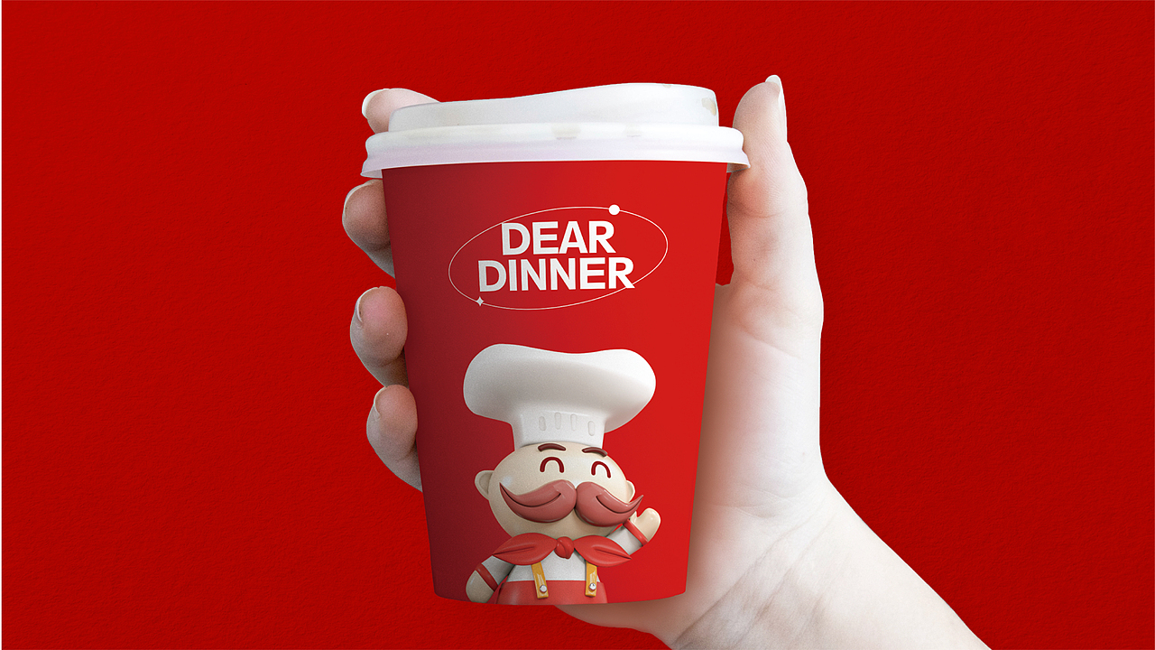 大厨小主卡通IP企业形象设计