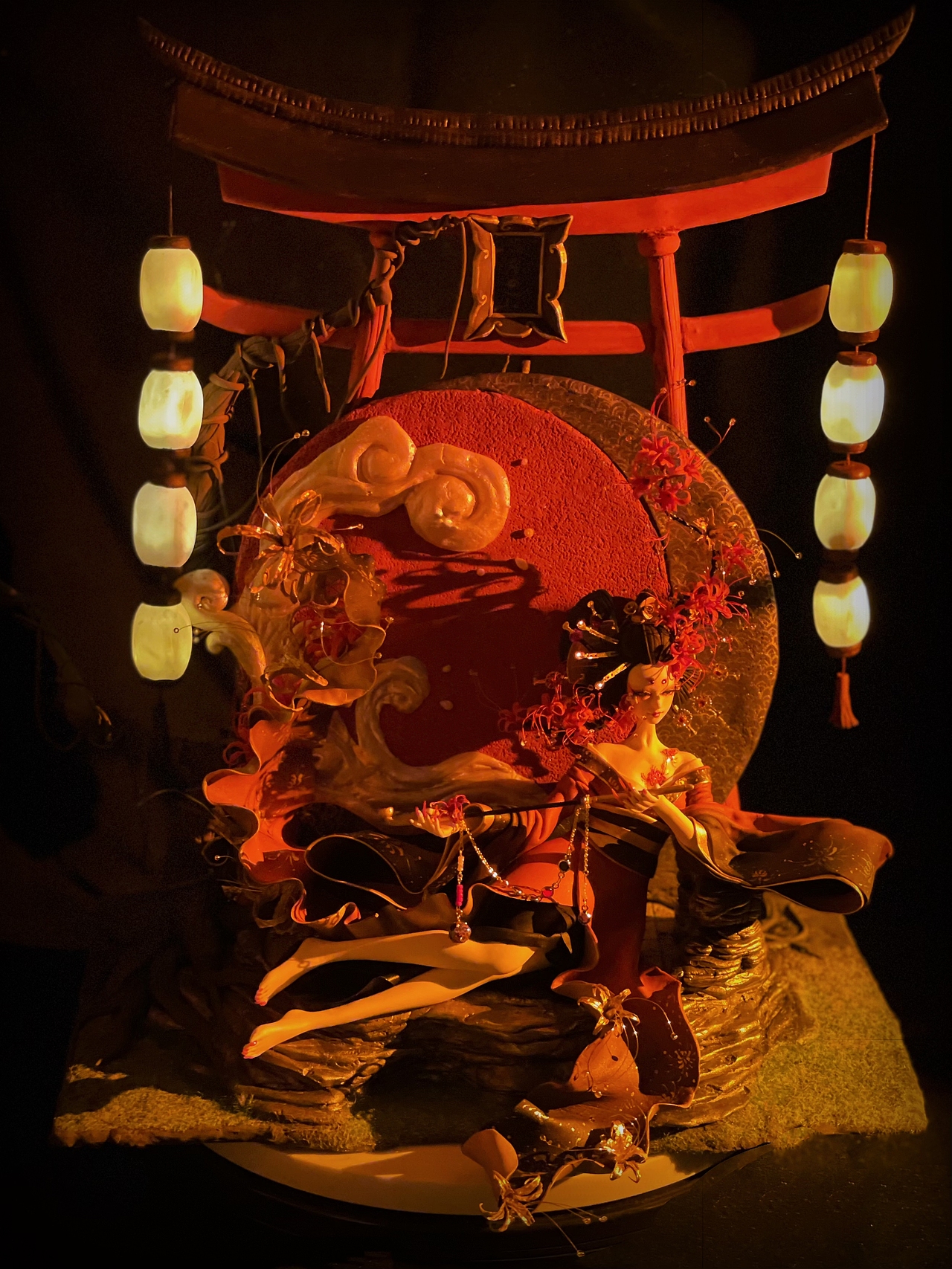 原创粘土作品——花美人系列之《彼岸之魂》（图ZMzQ5NDg1NDEy） - 手办/模玩 - 站酷设计师西西里的爱美丽原创素材 - 站酷ZCOOL