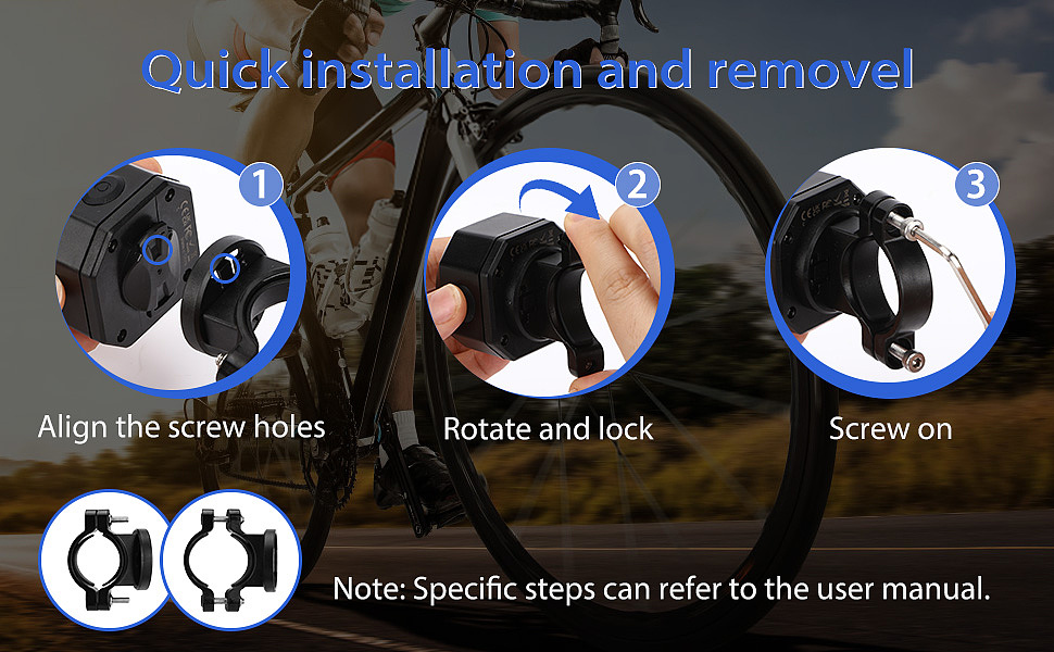 自行车警示灯 亚马逊主图 A+