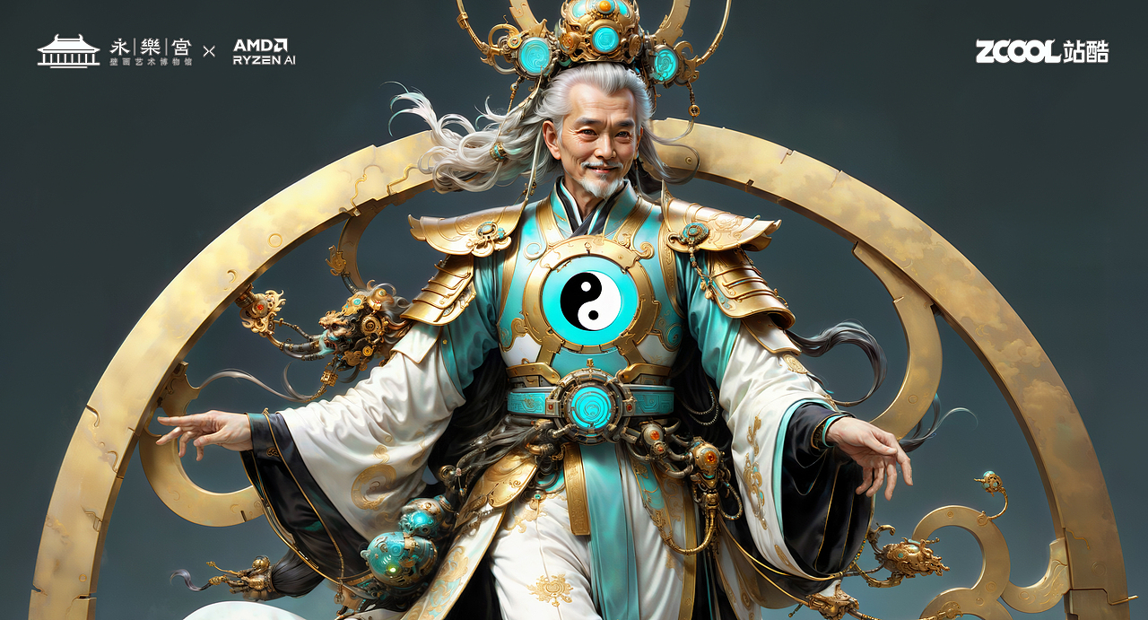 朝元群仙 赛博集结（图ZMzU4NjcyMzAw） - AI作品 - 站酷设计师鲨鱼丹原创素材 - 站酷ZCOOL