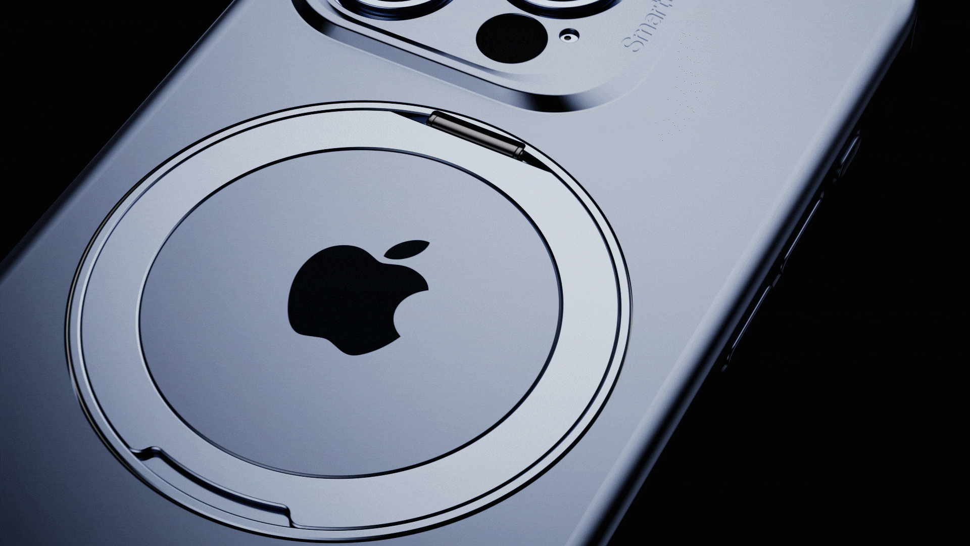 M1磁吸支架环手机壳C4D动画