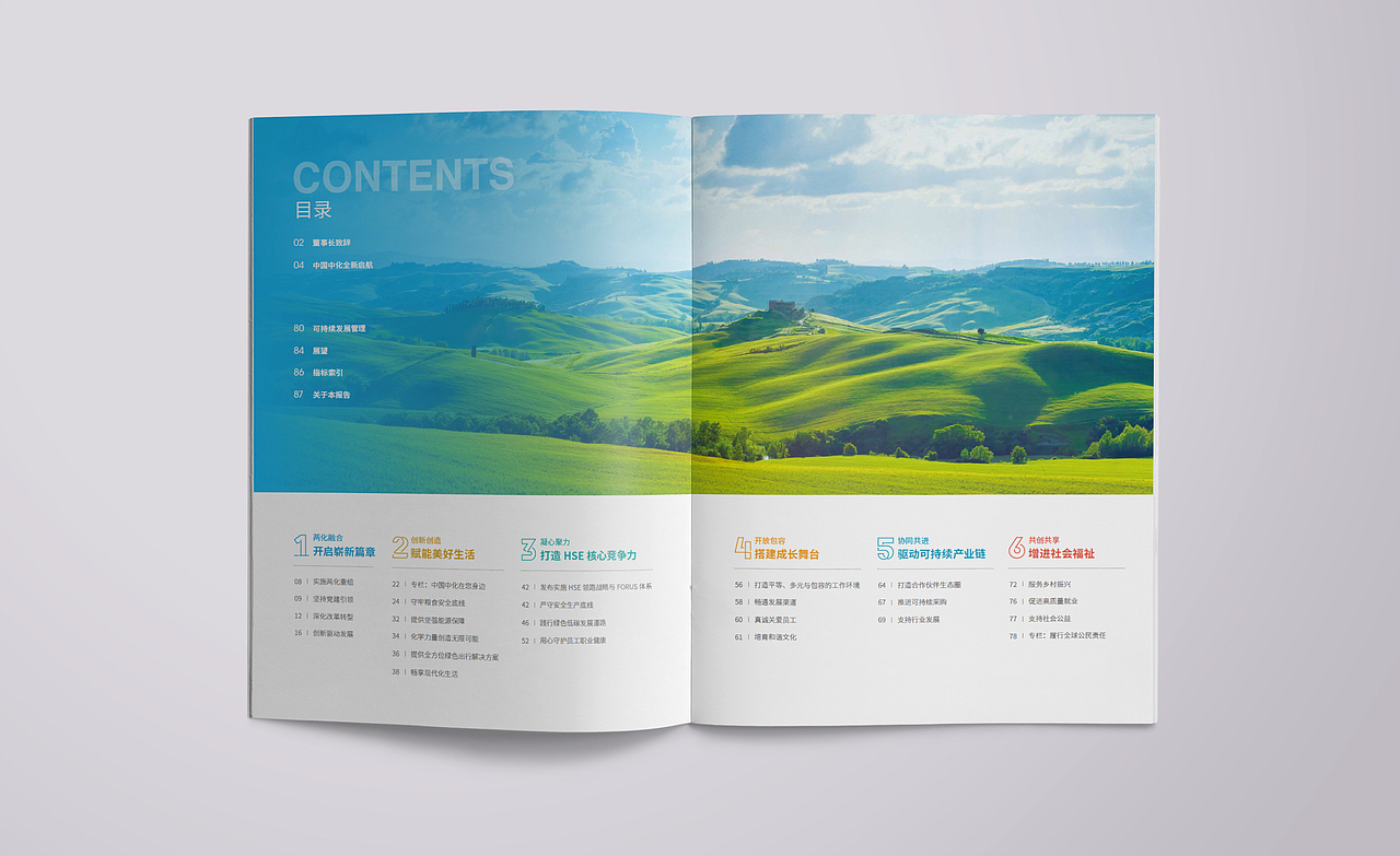 中化集团可持续发展报告（图ZMzM4NDU2NTY0） - 书籍/画册 - 站酷设计师y预见y原创素材 - 站酷ZCOOL
