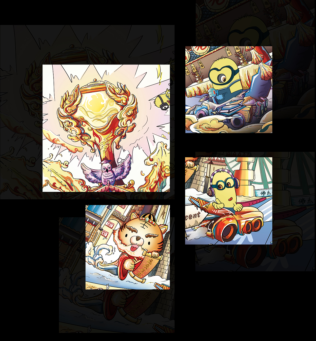 《大玩家》品牌插画LEGO练习