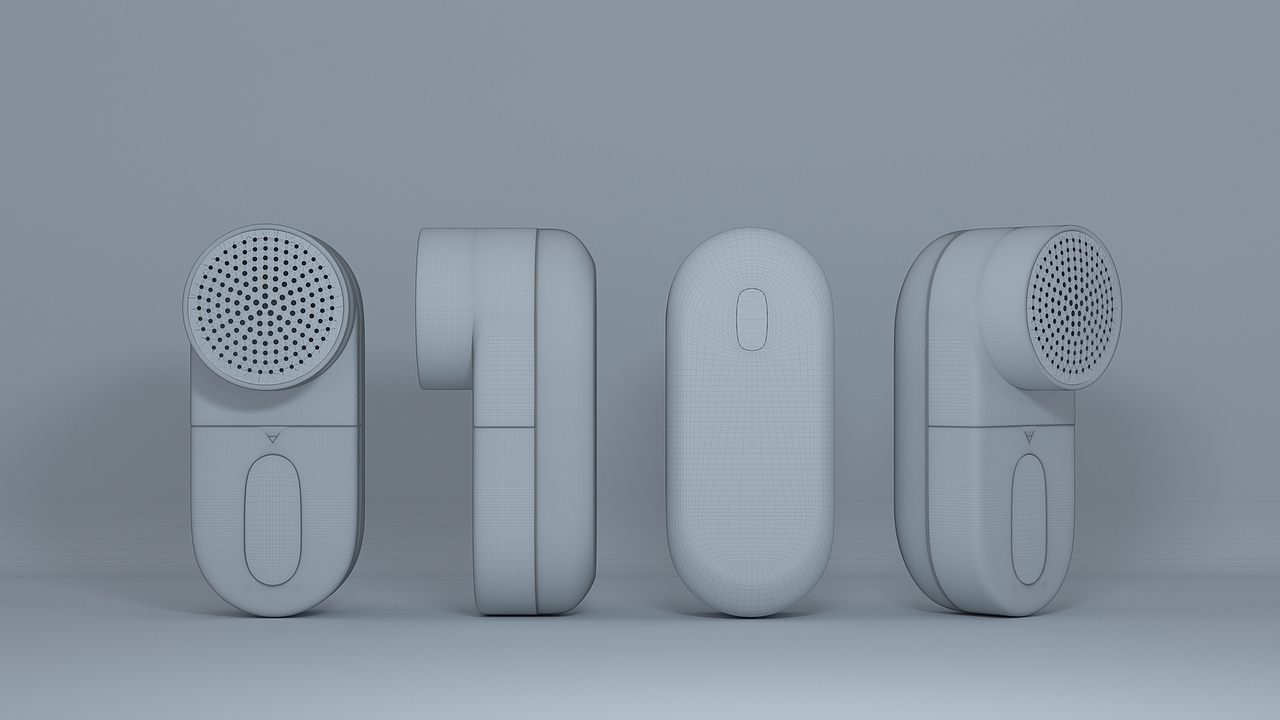 米家修毛器（产品建模+渲染练习）（图ZMzIzNzUwNjg4） - 产品 - 站酷设计师鱼儿止水流原创素材 - 站酷ZCOOL