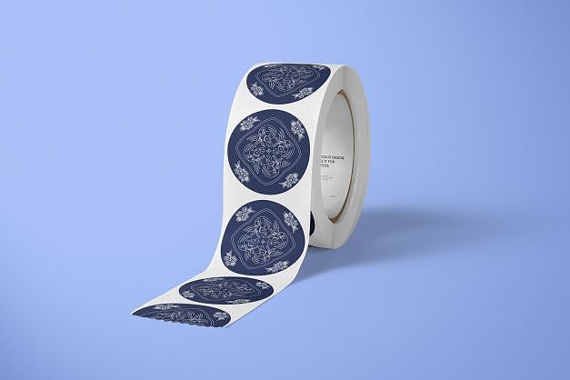 与苗族蜡染元素结合的不干胶2