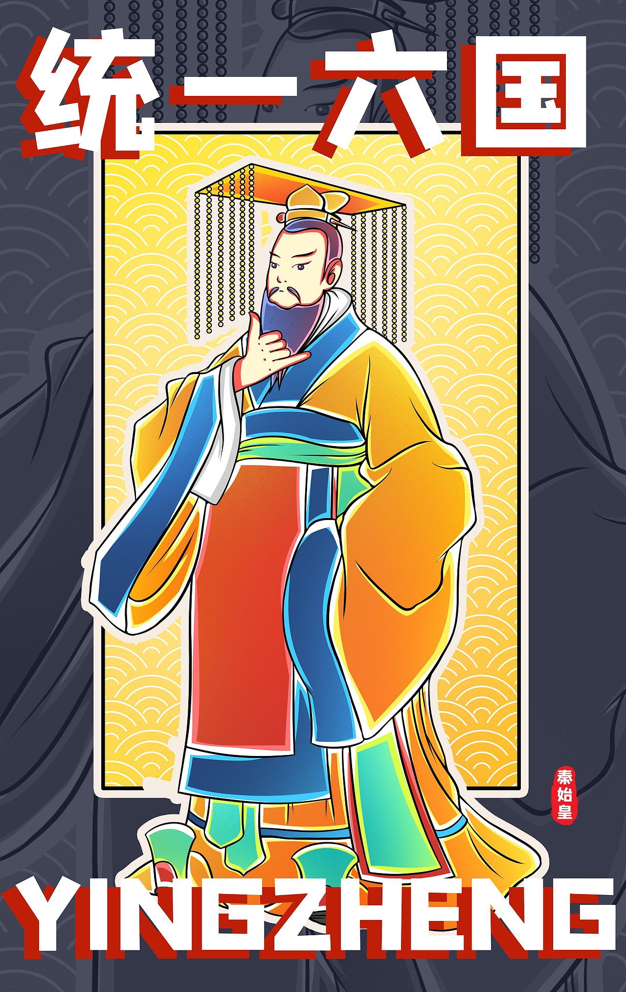 秦始皇、成吉思汗、武则天、杨贵妃、姜子牙、岳飞