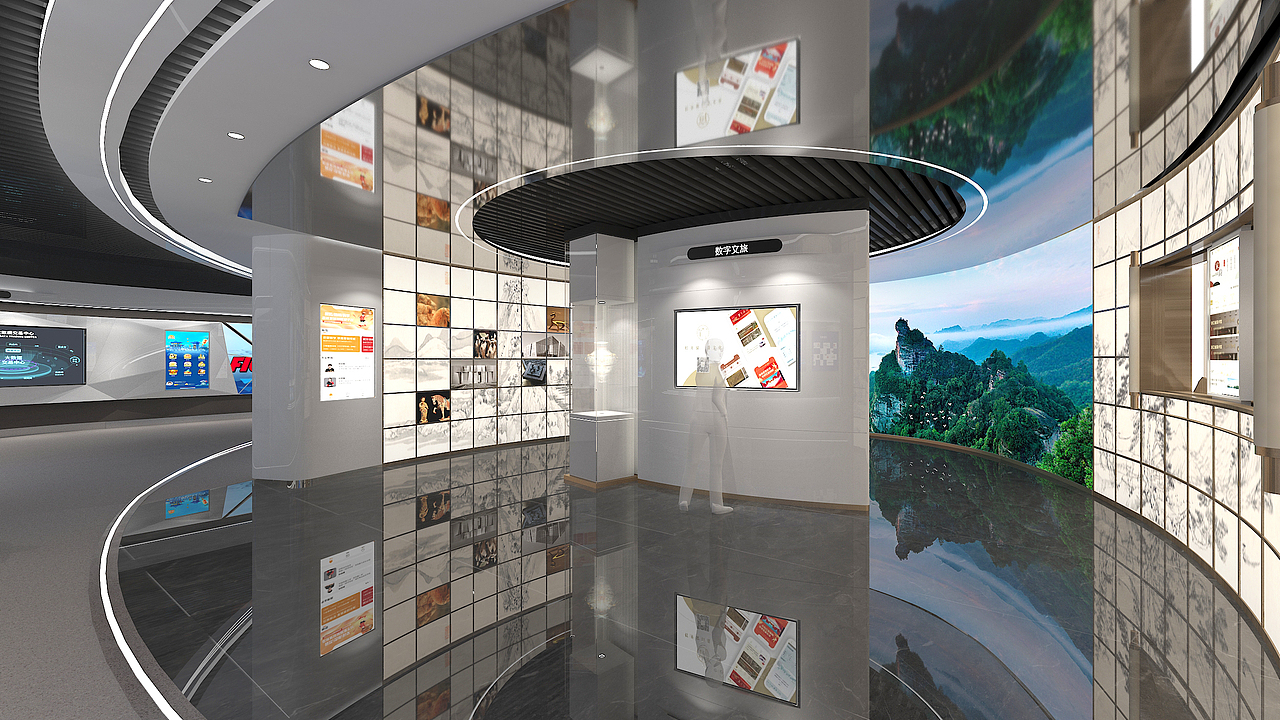 浙数文化企业展厅1