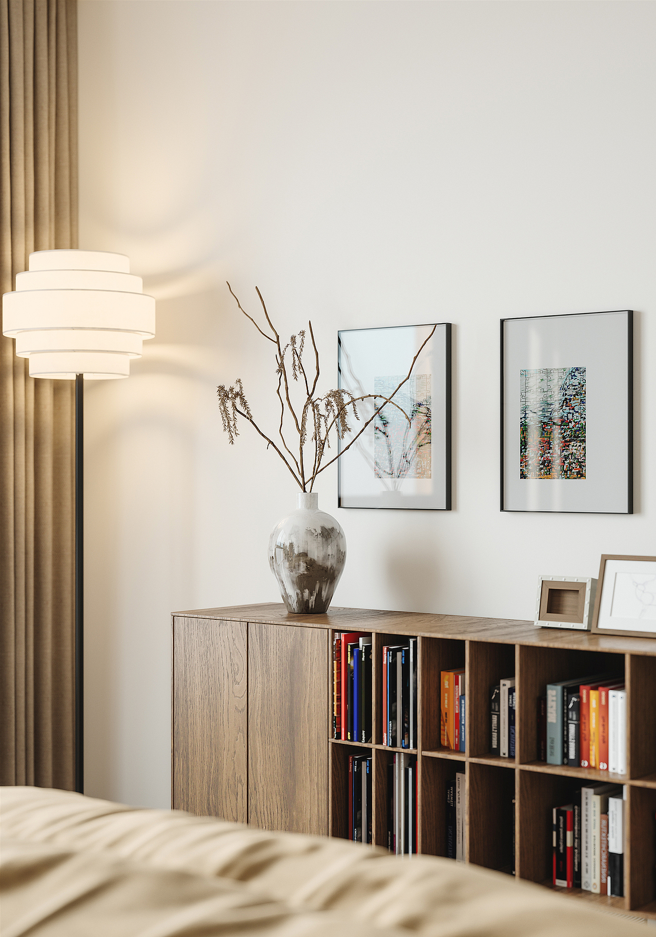 现代复古风格效果图表现（图ZMzQyODkzNDY4） - 家装设计 - 站酷设计师呜叽唛叽原创素材 - 站酷ZCOOL