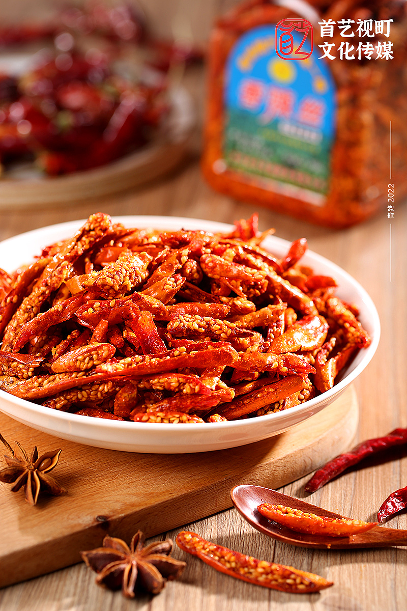 贵州土特产遵义虾子辣椒香脆椒零食下饭菜
