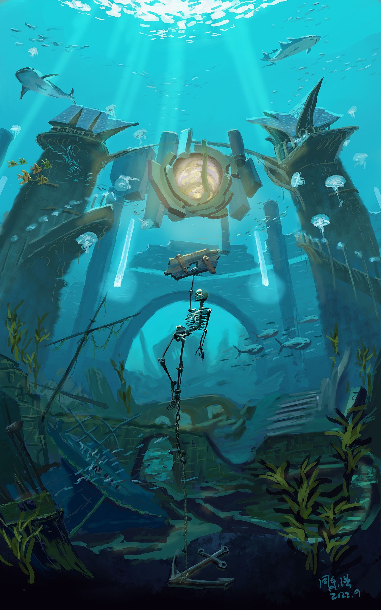 左手天堂右脚地狱（图ZMzE2MTMzNTc2） - 概念设定 - 站酷设计师白金天使原创素材 - 站酷ZCOOL