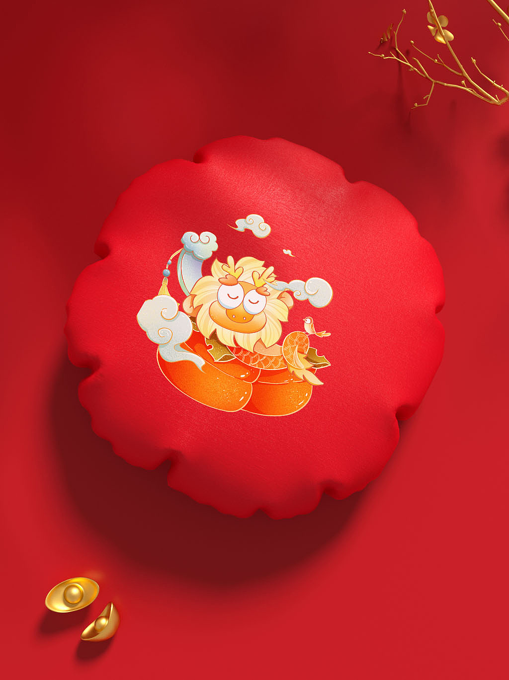 一组龙年插画（图ZMzU1MDAxNzEy） - 商业插画 - 站酷设计师韭菜盒he子原创素材 - 站酷ZCOOL