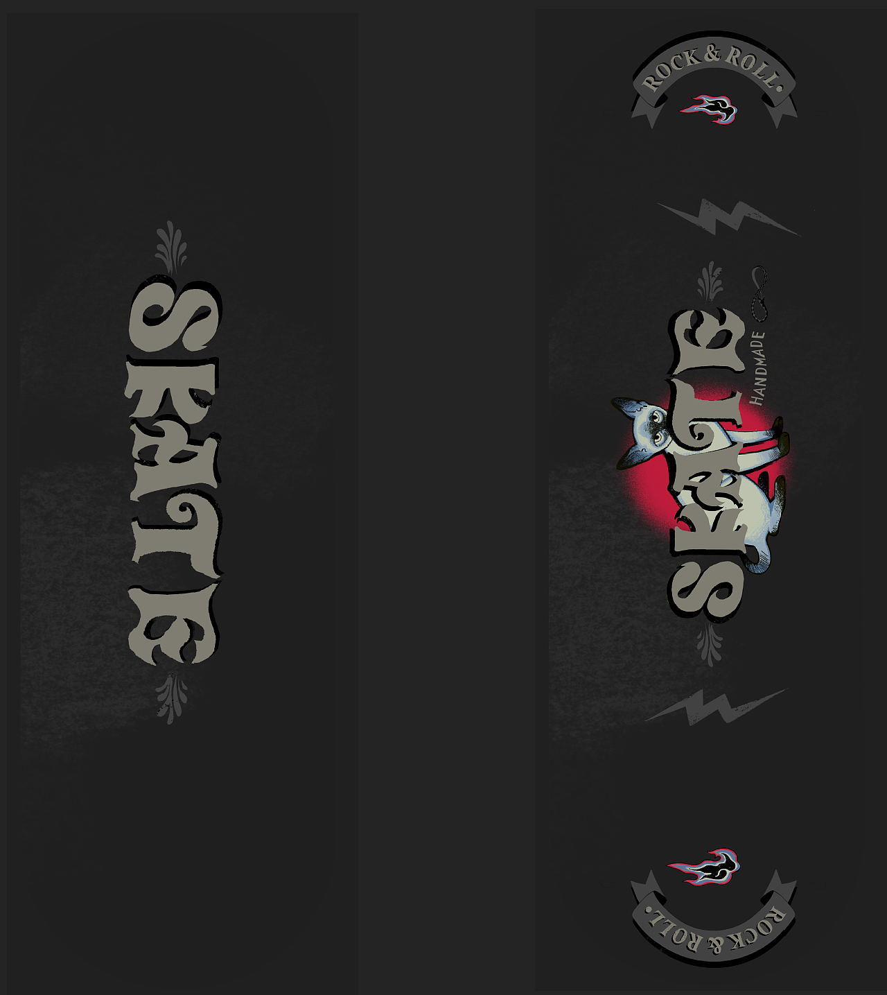 滑板插画|CAT MOVIE STAR