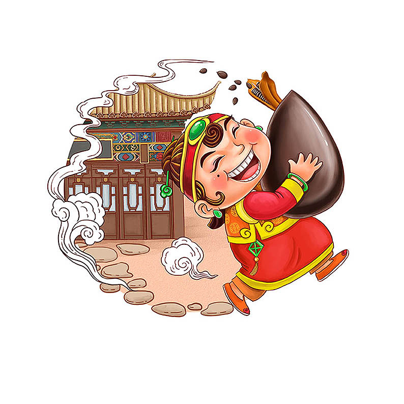 包装插画 文创插画 国潮国风 商业插画