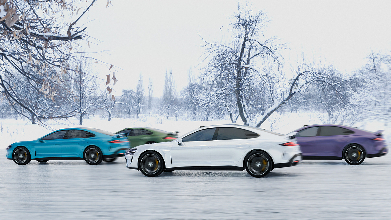 汽车渲染 | 小米SU7（图ZMzY5MDg2Mjgw） - 场景 - 站酷设计师心纪元原创素材 - 站酷ZCOOL