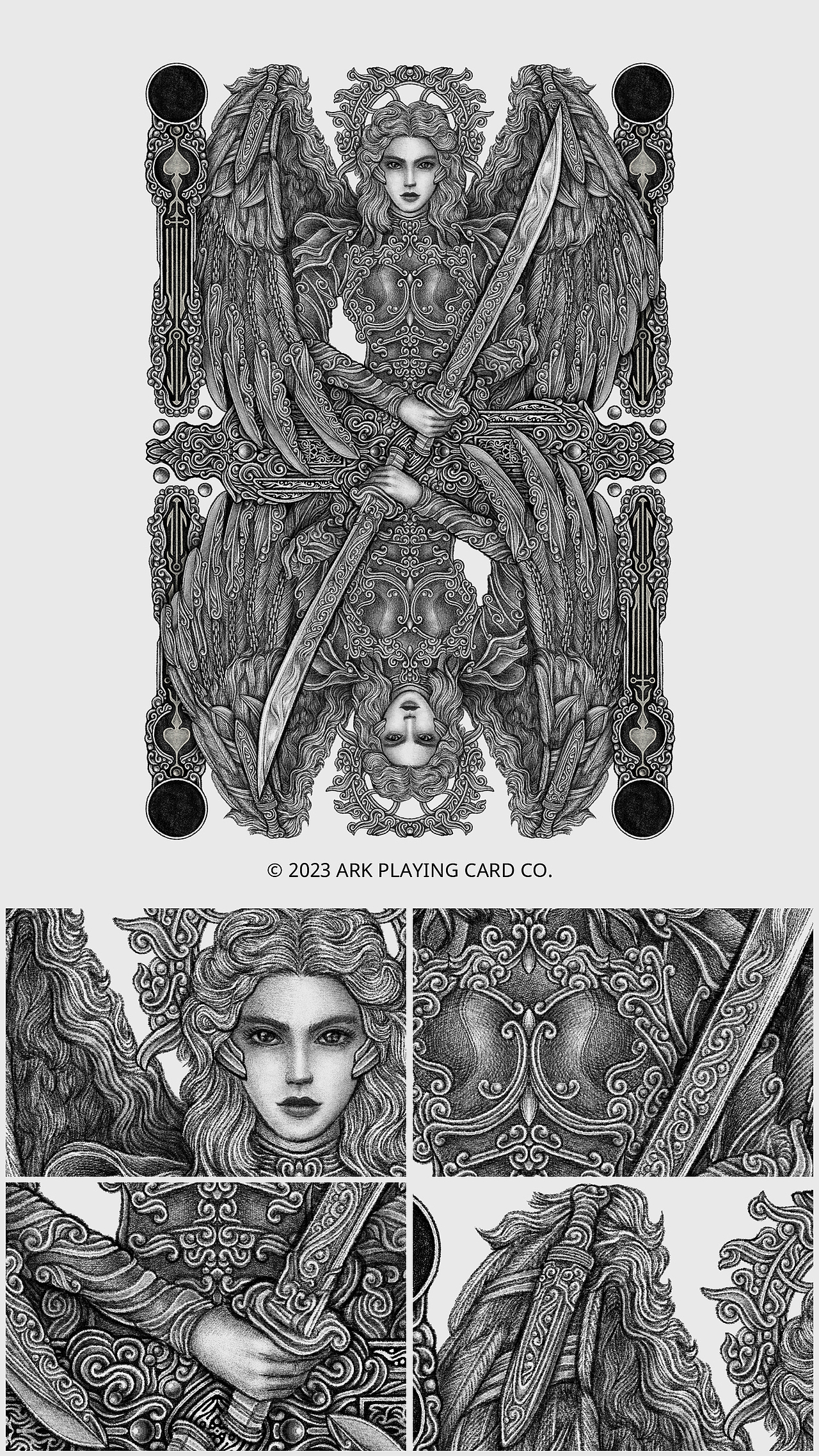 Halidom 天使主题纸牌插画设计（图ZMzQyNDQzNzI0） - 商业插画 - 站酷设计师ARK方舟扑克原创素材 - 站酷ZCOOL