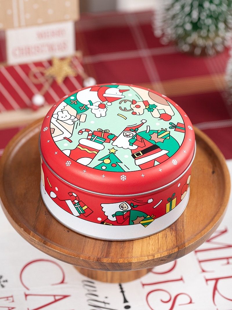 圣诞包装礼盒 烘焙铁罐