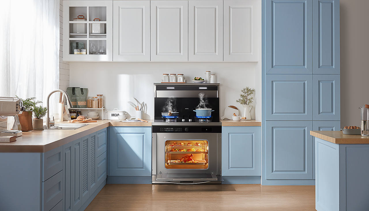 美的集成灶场景拍摄合集